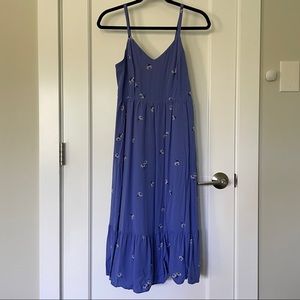 Old Navy Fit & Flare Floral Cami Midi Dress